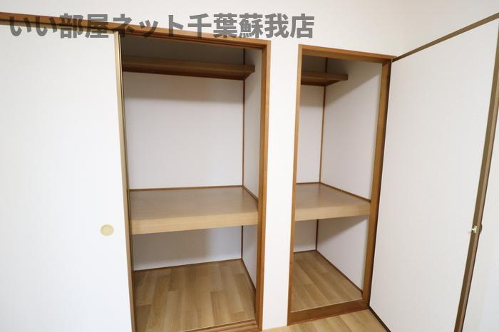 エクレール五井西　Ｆの収納|ちょっとした収納スペースも充実しています