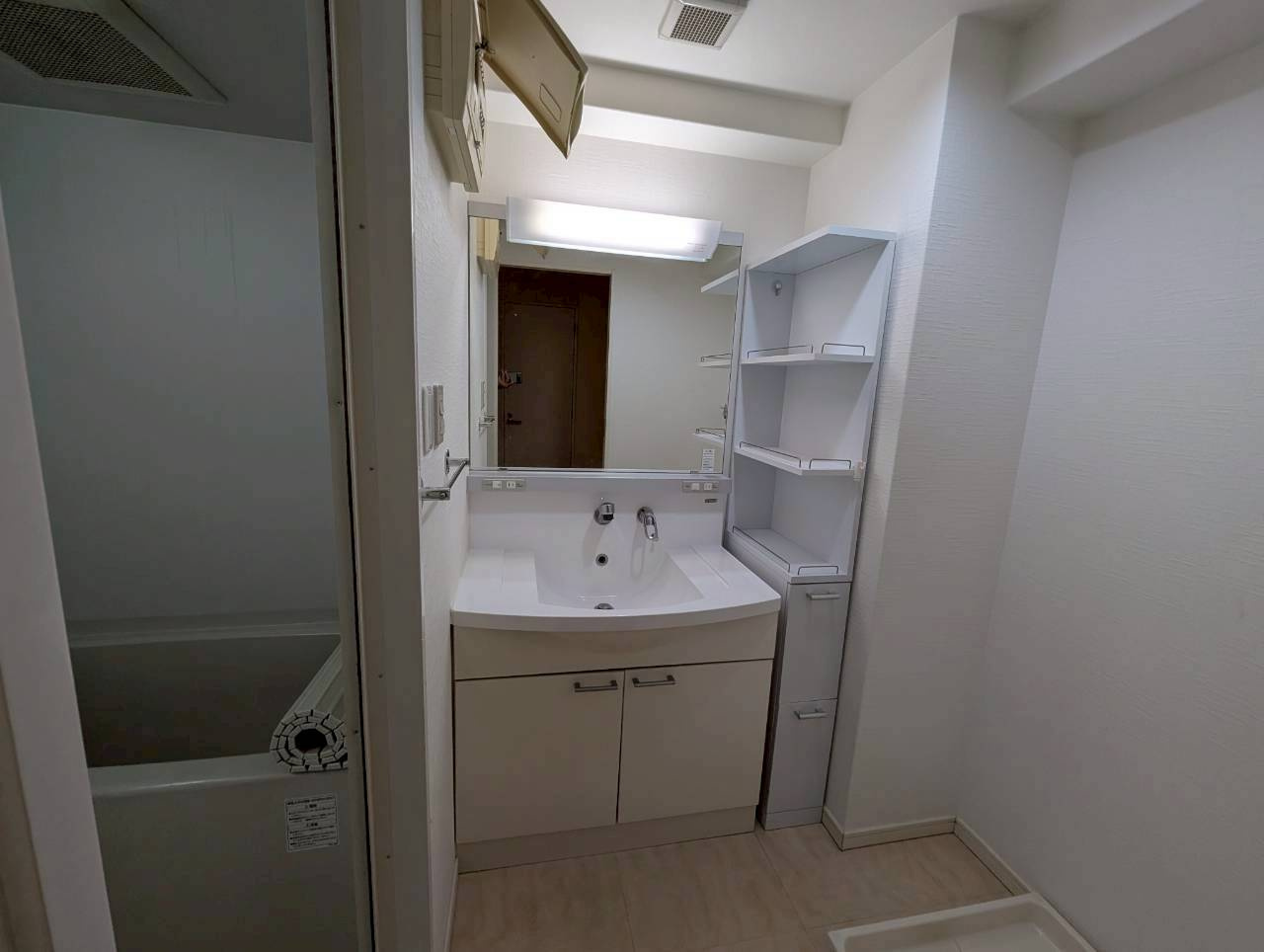 豊中市向丘２丁目の賃貸マンションの独立洗面台