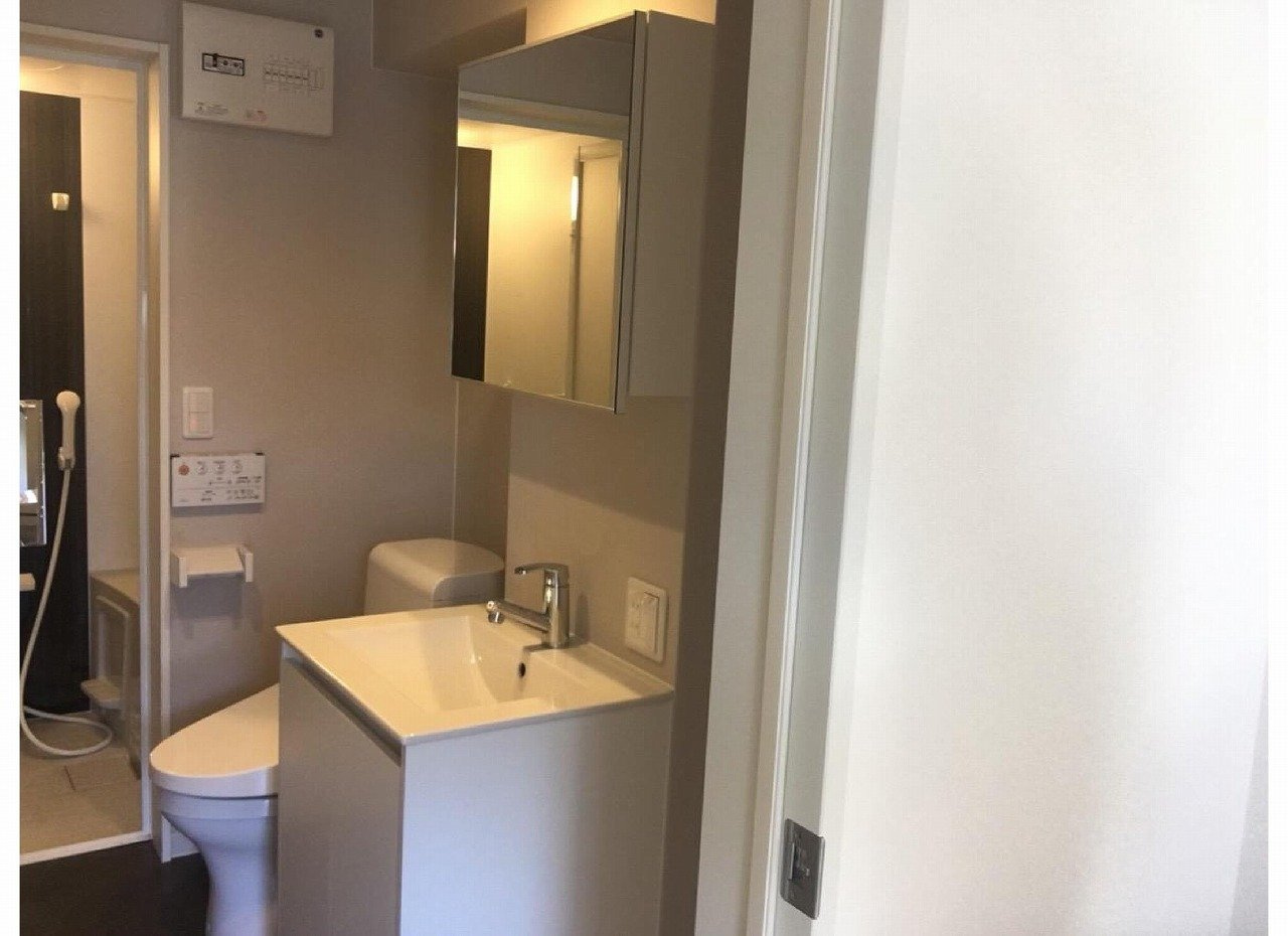 陽光館の洗面所