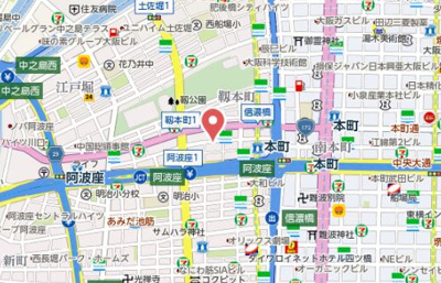 【地図】 | WORVE大阪本町