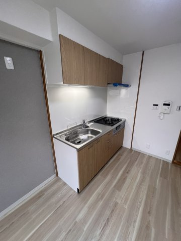 KUSABAマンションのキッチン|きれいなキッチンです