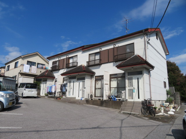 川口市大字安行原の一棟アパートの外観