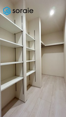 新築　所沢市北野2丁目の収納|3月5日撮影
