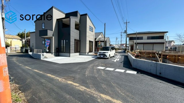新築　所沢市北野2丁目の前面道路含む現地写真|3月5日撮影