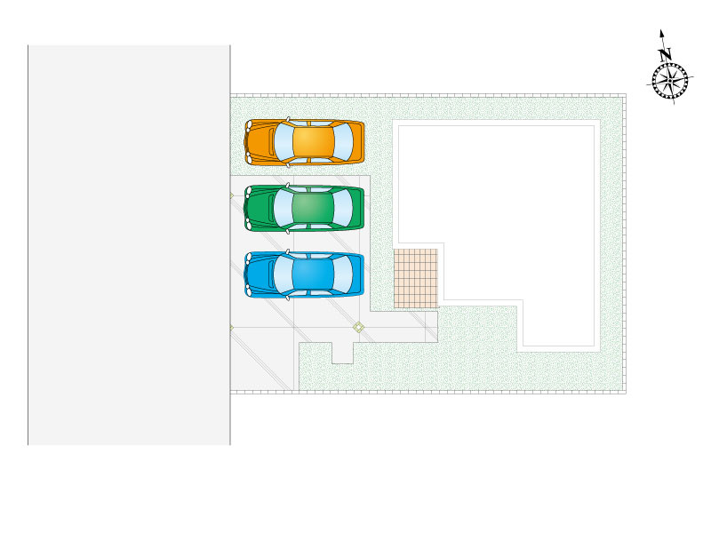 【境伊与久　1号棟　配置図】