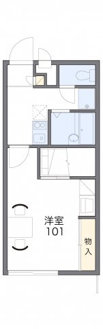 レオパレス湖北の間取り|画像2