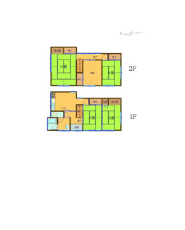 【間取り】 | 岩美郡岩美町田後 中古戸建て