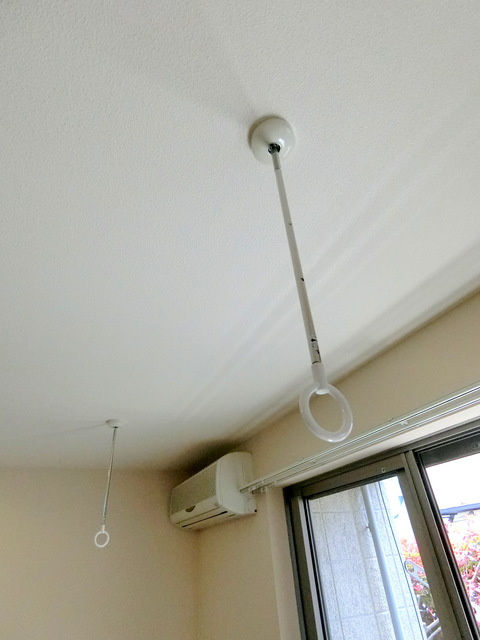 メゾン　クリスティーネの内装|★雨の日にも安心な室内物干しフック★