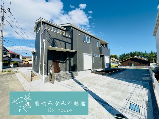 渋川市石原第3　１号棟(全３棟)　クリエートの家　新築建売分譲の外観|落ち着いた雰囲気の外観です