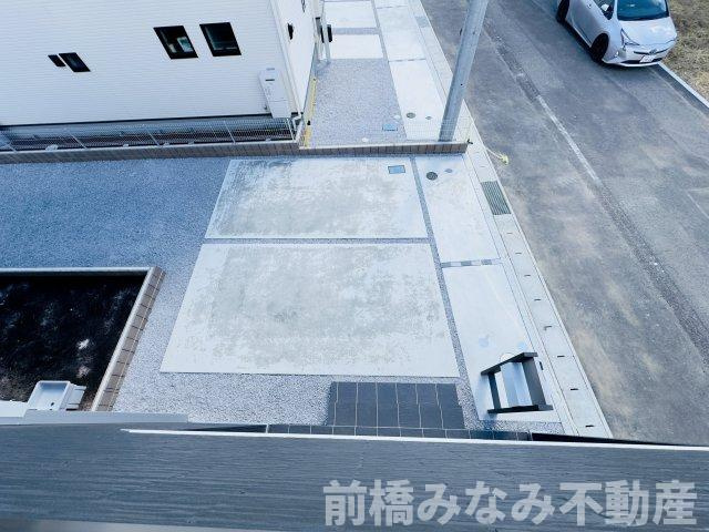渋川市石原第3　１号棟(全３棟)　クリエートの家　新築建売分譲の駐車場|駐車場に車を止められます