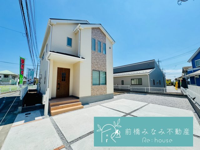 前橋市青柳町第３　１号棟(全２棟)　リーブルガーデン　新築建売分譲の外観|外観は落ち着いています
