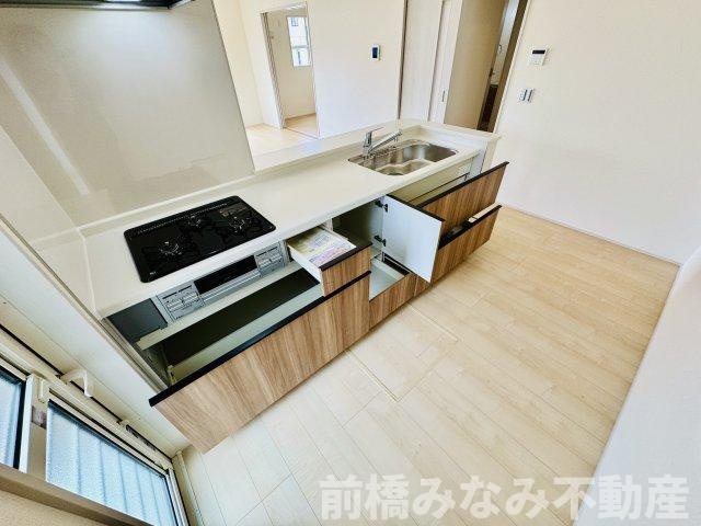 前橋市富士見町小沢　４号棟(全４棟)　リーブルガーデン　新築建売分譲のキッチン|使いやすいキッチンです