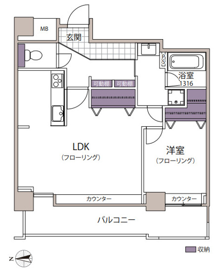 【間取り】 | ネクサス百道レジデンシャルタワー | ７月に全面リフォーム完了しています。ペットOKなのでお探しの方におススメです