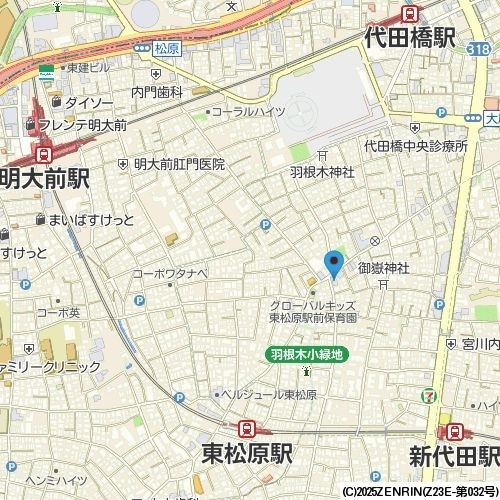 ＨＦ明大前レジデンスの地図