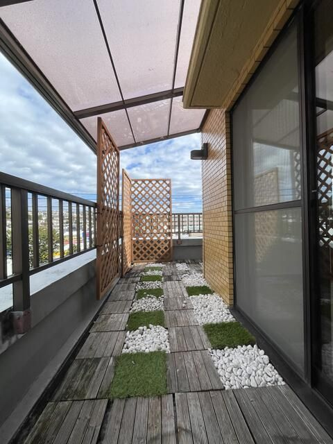 エスキューブのバルコニー