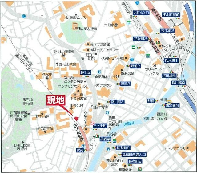 ＡＵＲＯＲＡ　桜木町の地図