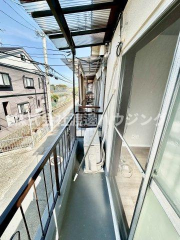 東大阪市吉田８丁目のテラスのバルコニー