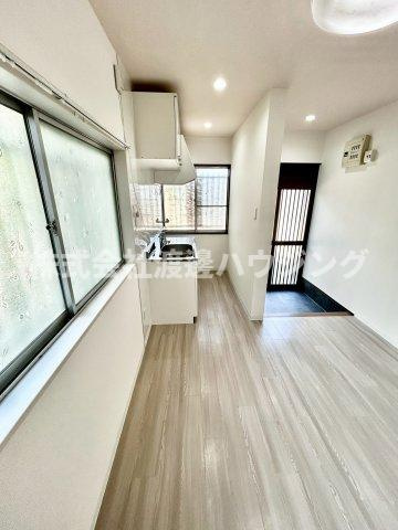 東大阪市吉田８丁目のテラスの居間・リビング