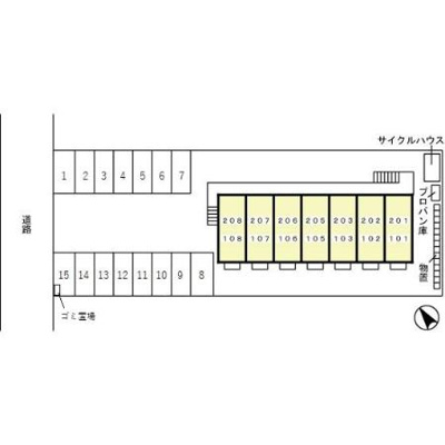 【区画図】 | リエゾンＥ棟