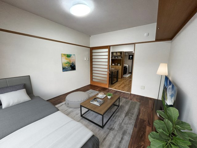 メゾン八尾の居間・リビング