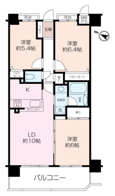 クリオ横須賀中央6番館の画像