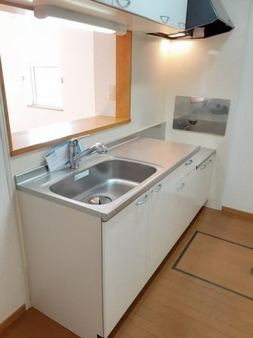 ピュアネス今泉Ⅰのキッチン|使い勝手の良いカウンターキッチン♪