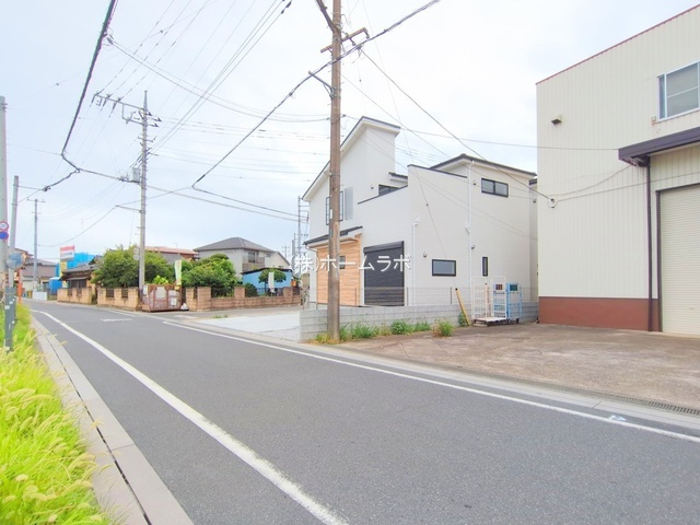 【新築】鶴ヶ島市中新田６期 １号棟の前面道路含む現地写真|前面道路含む現地写真です