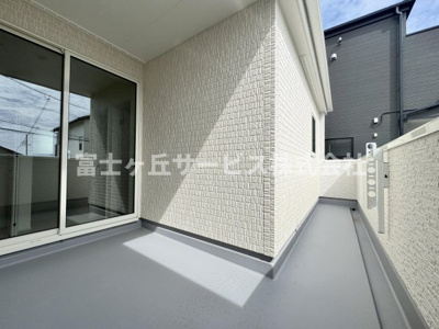 【バルコニー】 | 静岡市葵区桜町2丁目 新築一戸建て 2号棟 | インナーバルコニーです