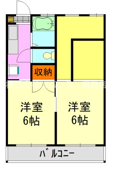 【間取り】 | コスモスハイツ
