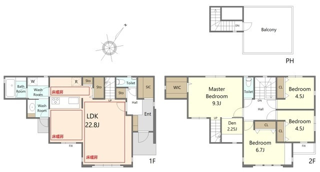 【間取り】 | 南山田NS邸