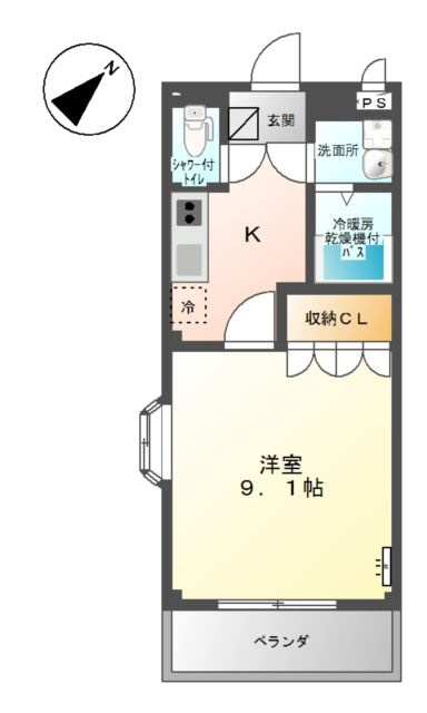 アビタッツィオーネの間取り