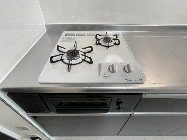 ディアコート大元駅前のキッチン|ガスコンロ