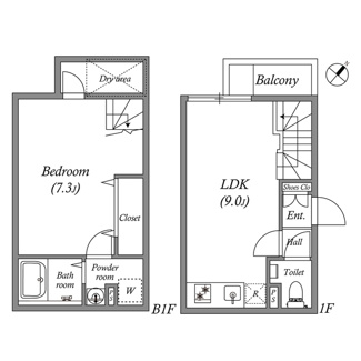 【間取り】 | ＬＥＧＡＬＡＮＤ都立大学Ⅱ