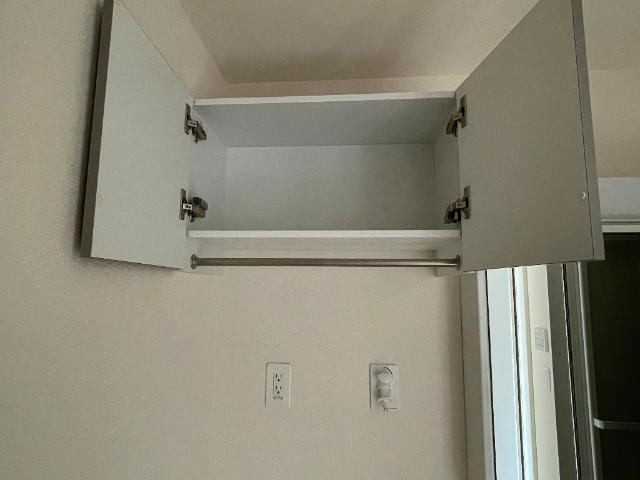 グラン　ソート　柳町の収納|洗濯機置き場上部収納棚