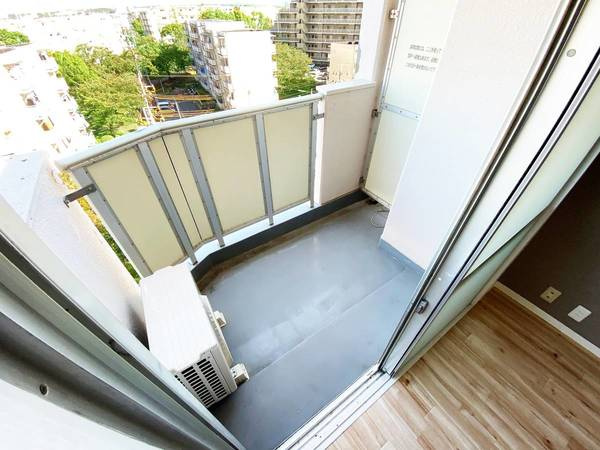 ビレッジハウス泉北栂タワー1号棟のバルコニー|ビレッジハウスの同一物件・同一タイプの間取りの写真です