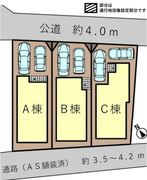 綾瀬市深谷上5丁目新築戸建て　B棟の区画図|区画図「綾瀬市深谷上5丁目新築戸建て」