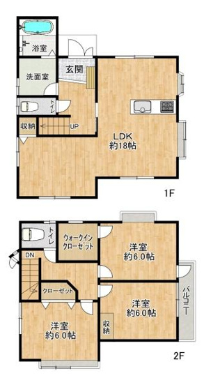 【間取り】 | 西区天が岡　中古戸建