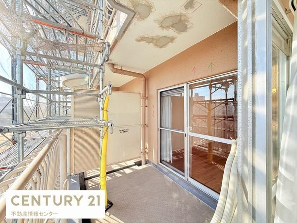 【バルコニー】 | エバーグリーン住吉 | 南東向きの陽当り良好バルコニー