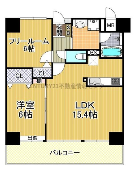 【間取り】 | エスリード大正 | 間取り図は現況を優先します