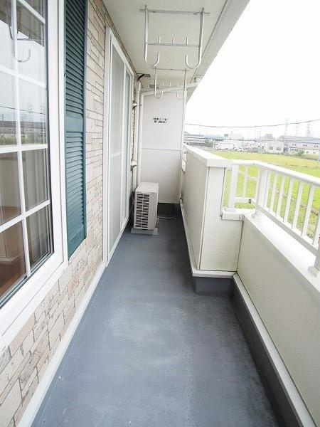 ボヌール荻杼　Ｂのバルコニー