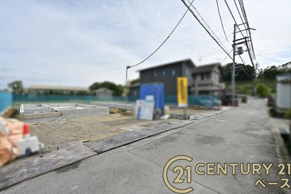 リーブルガーデン平野 １号棟 ／新築一戸建の前面道路含む現地写真|■現地撮影写真■前面道路約４ｍでお車の出し入れも楽々！