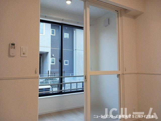 カーサさくらＡのバルコニー