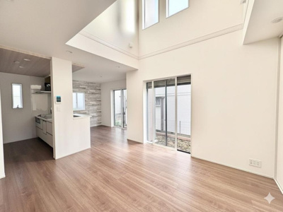 【居間・リビング】 | 【Blooming Garden】東久留米市花小金井弥生 | 家族のコミュニケーションが自然と増えるリビング階段