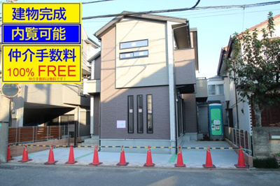 【外観】 | 【Blooming Garden】東久留米市花小金井弥生 | 〇建物完成済の外観写真です。＆仲介手数料無料＋誠心誠意の値引き交渉！そして内覧可能。ぜひお問合せ下さい！内覧は、平日及び夜間、【これから】【今から】に精一杯対応致します〇