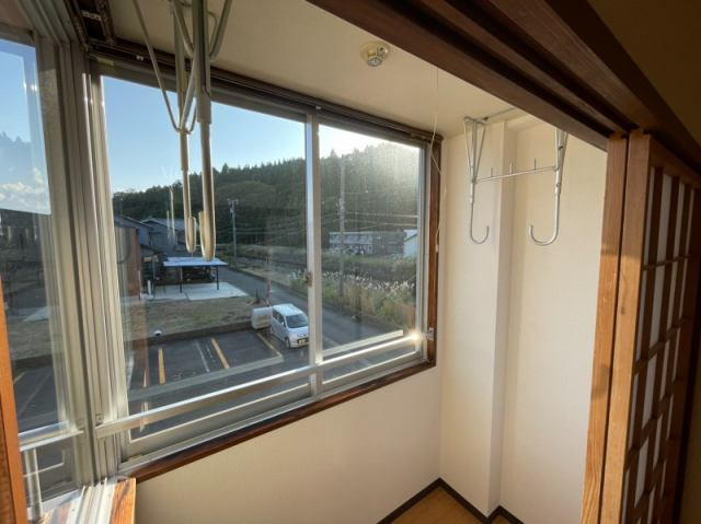 第2ハイツグロリヤのバルコニー