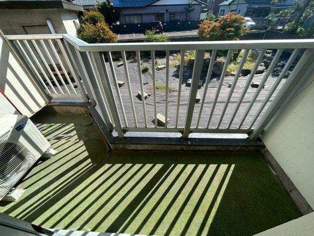 高木ハイツのバルコニー