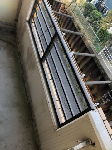 アペックス四ツ井のバルコニー