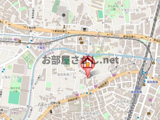 ハイエース #新宿区 #高田馬場 #新築 #一人暮らし #賃貸の地図