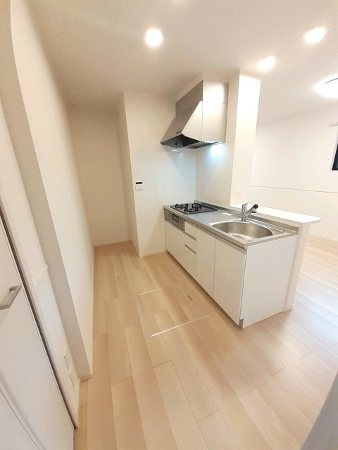 広島市安佐北区上深川町のアパートのキッチン