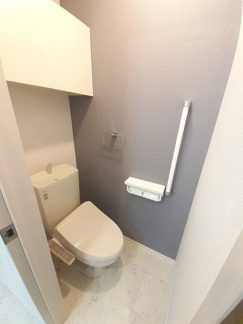 広島市安佐北区上深川町のアパートのトイレ